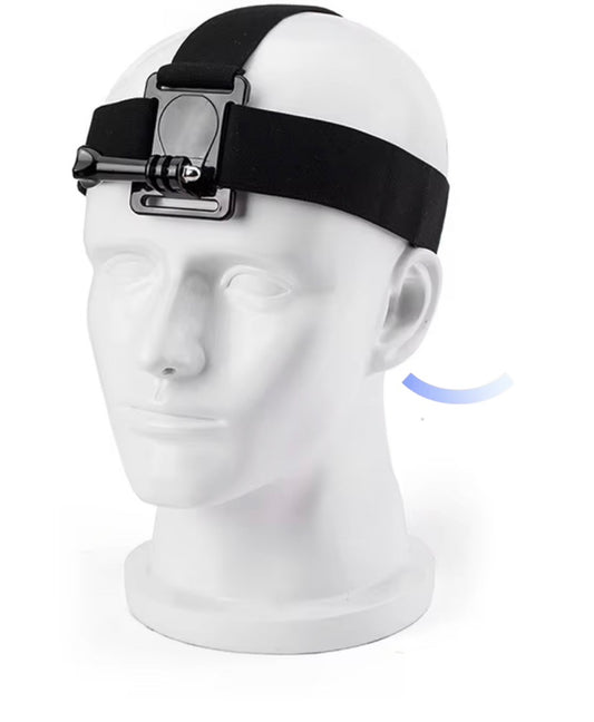 Correa para Cabeza Ajustable para Cámara Deportiva | Compatible con GoPro y POV 4K