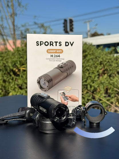 Cámara Deportiva Metálica WiFi 1080P | Resistente, Compacta y Waterproof