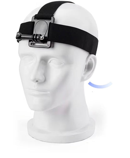 Correa para Cabeza Ajustable para Cámara Deportiva | Compatible con GoPro y POV 4K