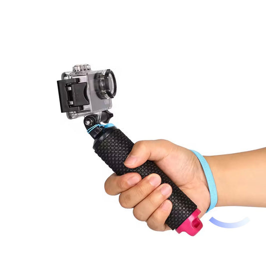 Mango Flotante para Cámara Deportiva | Compatible con GoPro, DJI Osmo, Insta360 y POV 4K