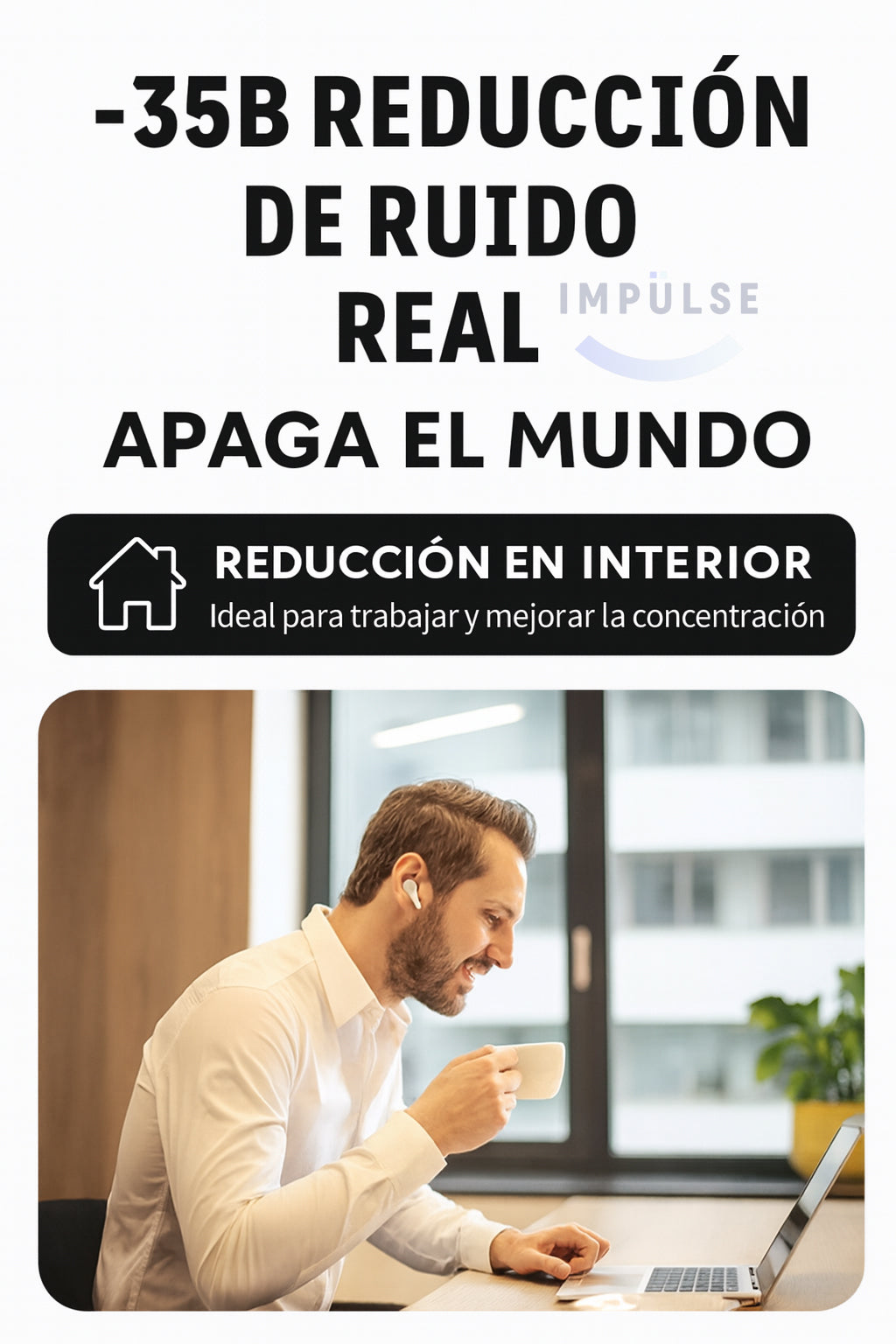 Audífonos Bluetooth A9pro Pantalla Táctil Cancelación Ruido