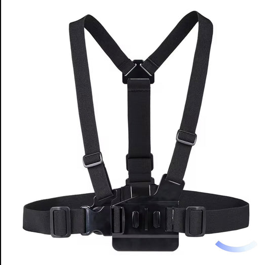Arnés de Pecho para Cámara Deportiva | Compatible con POV 4K, GoPro y SJCAM