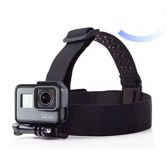 Correa para Cabeza Ajustable para Cámara Deportiva | Compatible con GoPro y POV 4K