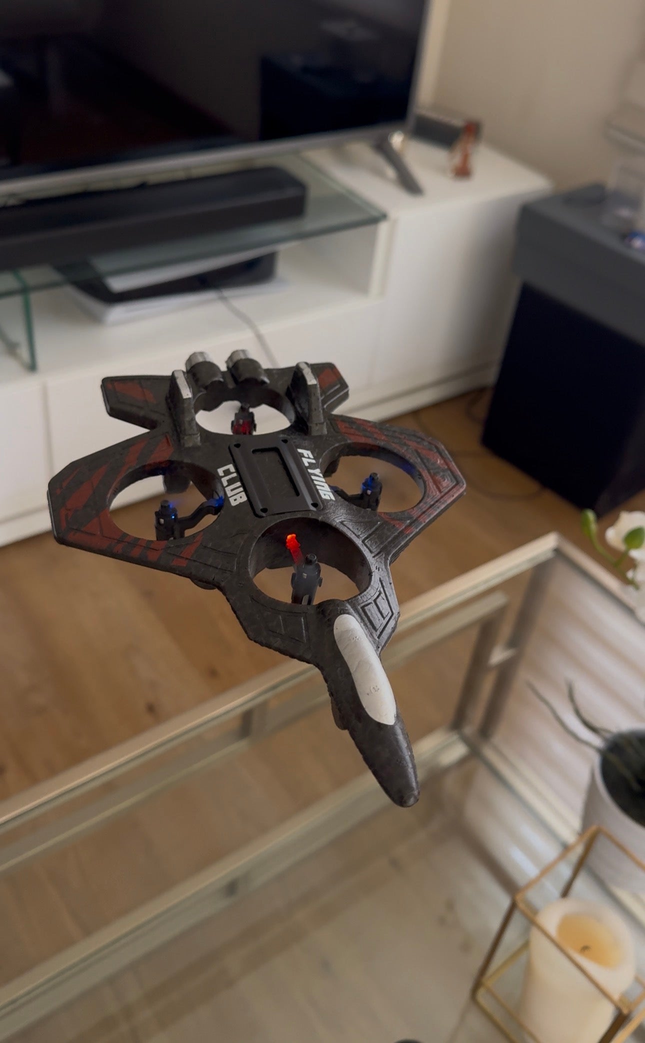 Avión Dron Espuma Planeador Juguete Control Remoto Niños Negro