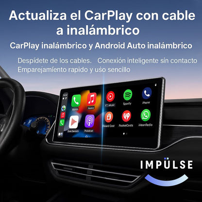 Adaptador CarPlay Inalámbrico – Diseño Circular