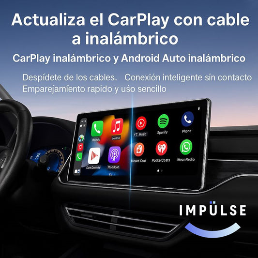 Adaptador CarPlay Inalámbrico – Diseño Circular