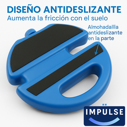 Base antideslizante para entrenador de tenis portátil, con almohadilla de fricción para mayor estabilidad - Impulse Chile