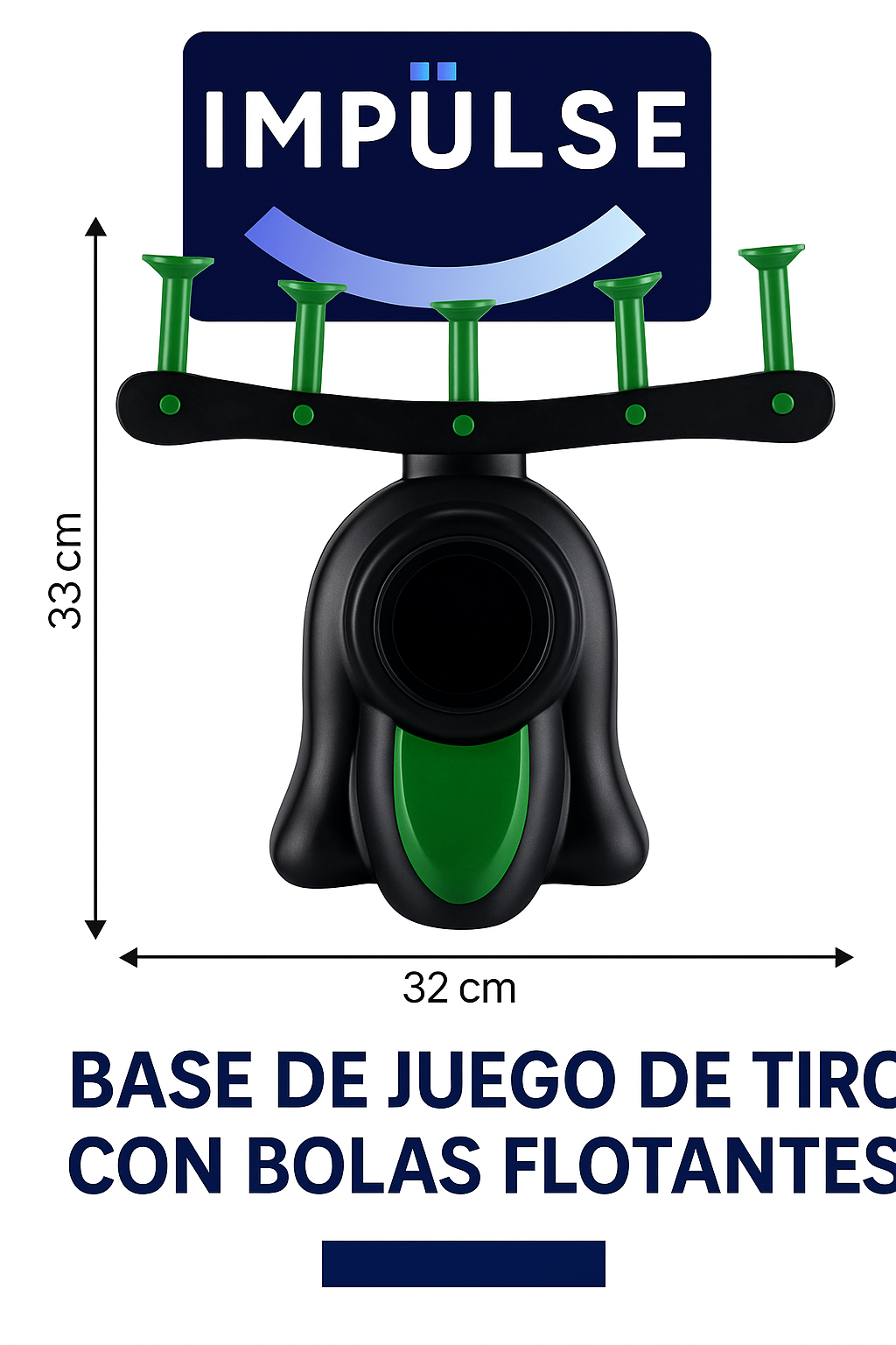 Juego de tiro con bolas flotantes Impulse Market incluye pistolas con dardos, objetivos y cargador USB - juguete interactivo para niños