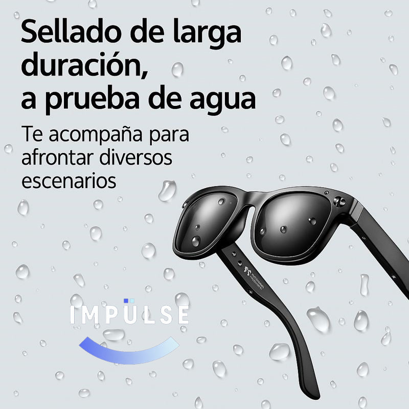 🕶️ Gafas Inteligentes con IA, Cámara 2K, WiFi y Audio Hi-Fi