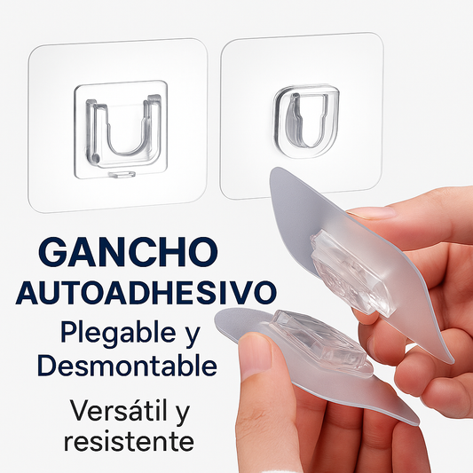 X15 Gancho Organizador Autoadhesivo de Pared – Multifuncional, Plegable y Resistente | Impulse