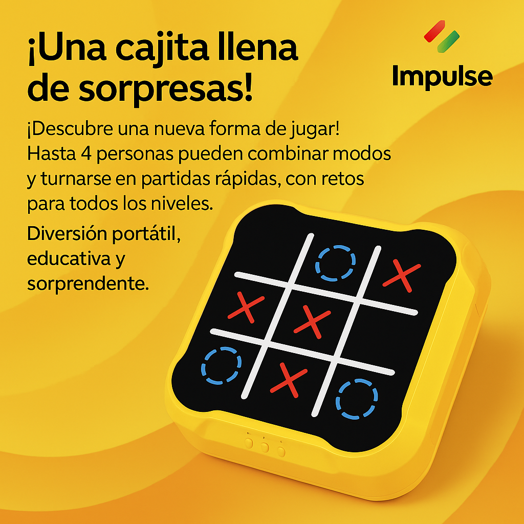 Juego Electrónico GATO Interactivo 3 en Línea | Memory Game Portátil para Niños y Adultos