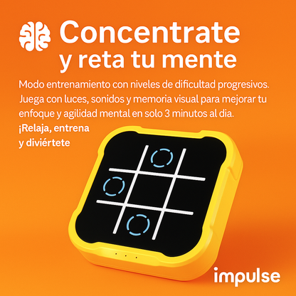 Juego Electrónico GATO Interactivo 3 en Línea | Memory Game Portátil para Niños y Adultos