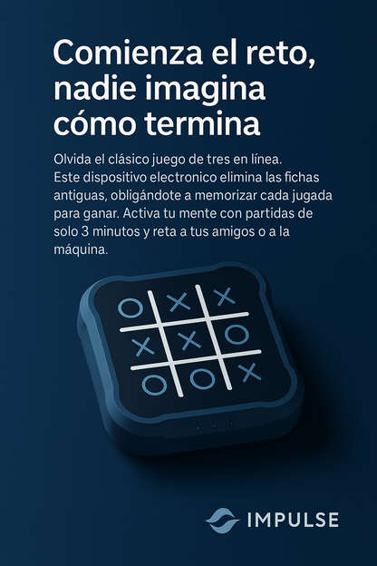 Juego Electrónico GATO Interactivo 3 en Línea | Memory Game Portátil para Niños y Adultos