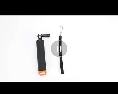 Mango Flotante para Cámara Deportiva | Compatible con GoPro, DJI Osmo, Insta360 y POV 4K
