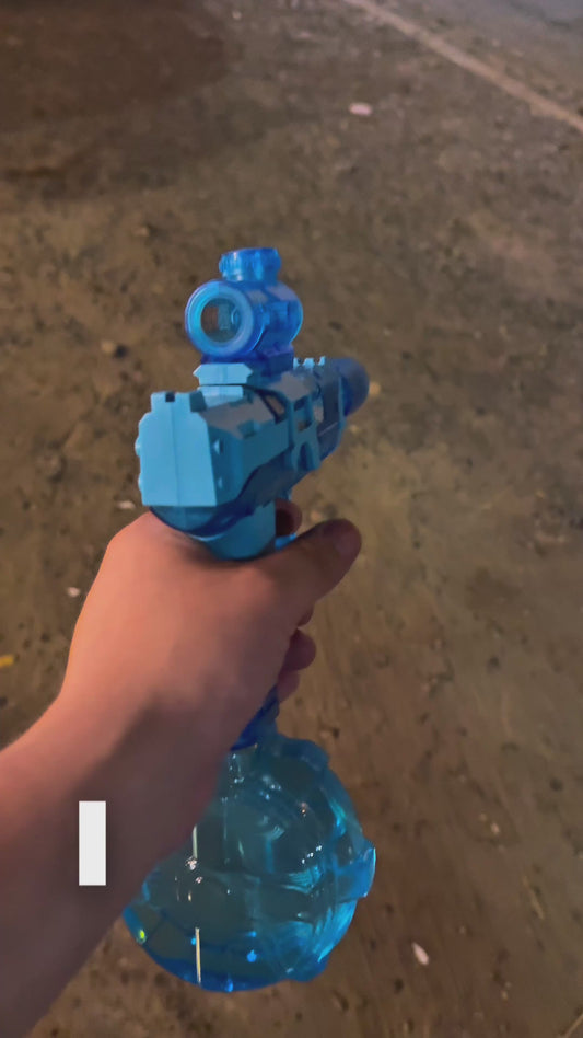 Pistola de Agua Eléctrica con Luces LED – Recargable, Potente y Segura para Niños